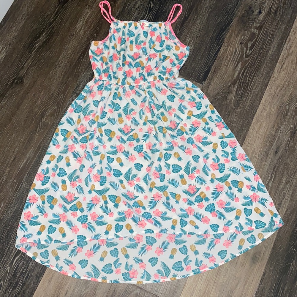 Jenna & Jessie Hi Low Girls Summer Dress